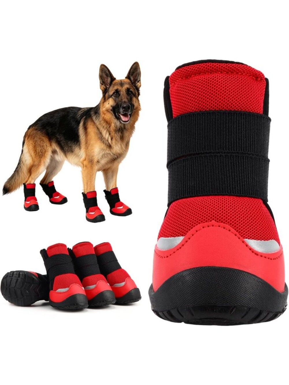 Durable All-Weather Dog Boots for Paw Protection | Non-Slip Outdoor Pet Shoes